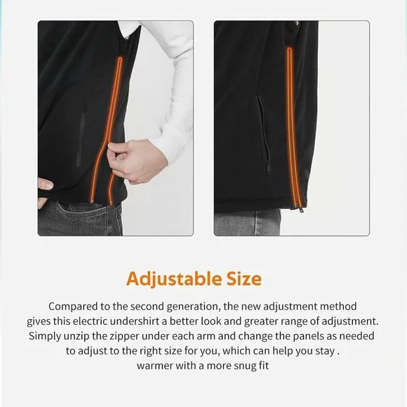 Heated Vest | One Size - Picture 6 of 8